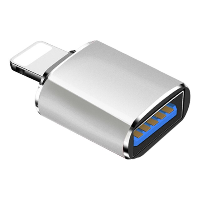 Đầu chuyển đổi OTG Lightning to USB 3.0 adapter - Cho IPhone 12 11 Pro XS Max XR X 8 7 6S Plus (Hỗ trợ IOS trên 13)
