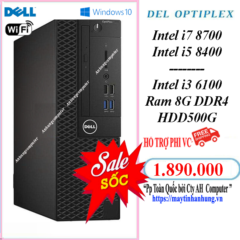 Máy Tính Đồng Bộ Dell siêu CAO chip intel Core i7