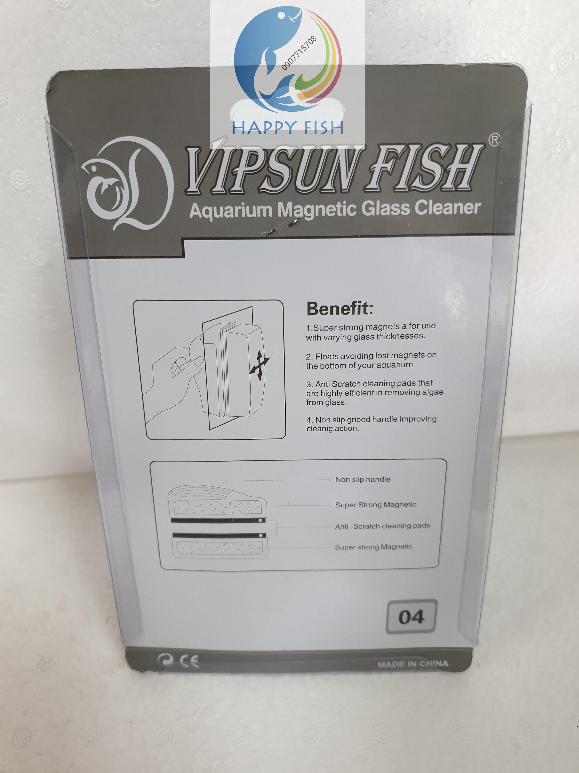 Nam Châm Vệ Sinh Hồ Cá Vipsun Fish 04
