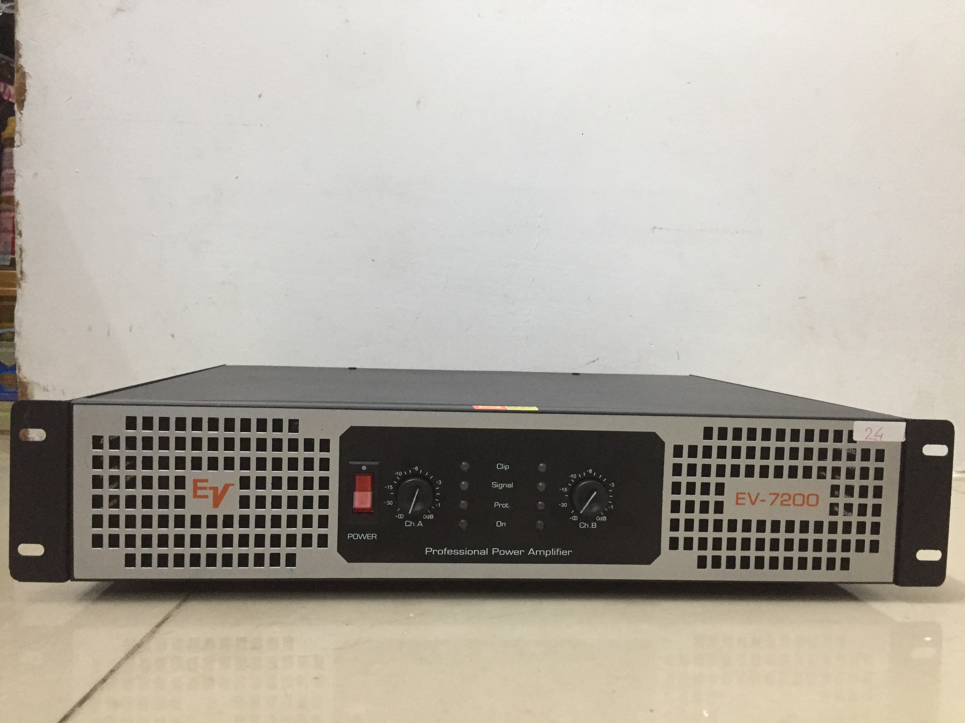 CỤC ĐẨY CÔNG SUẤT EV-7200 NGUỒN ĐỒNG 24 SÒ