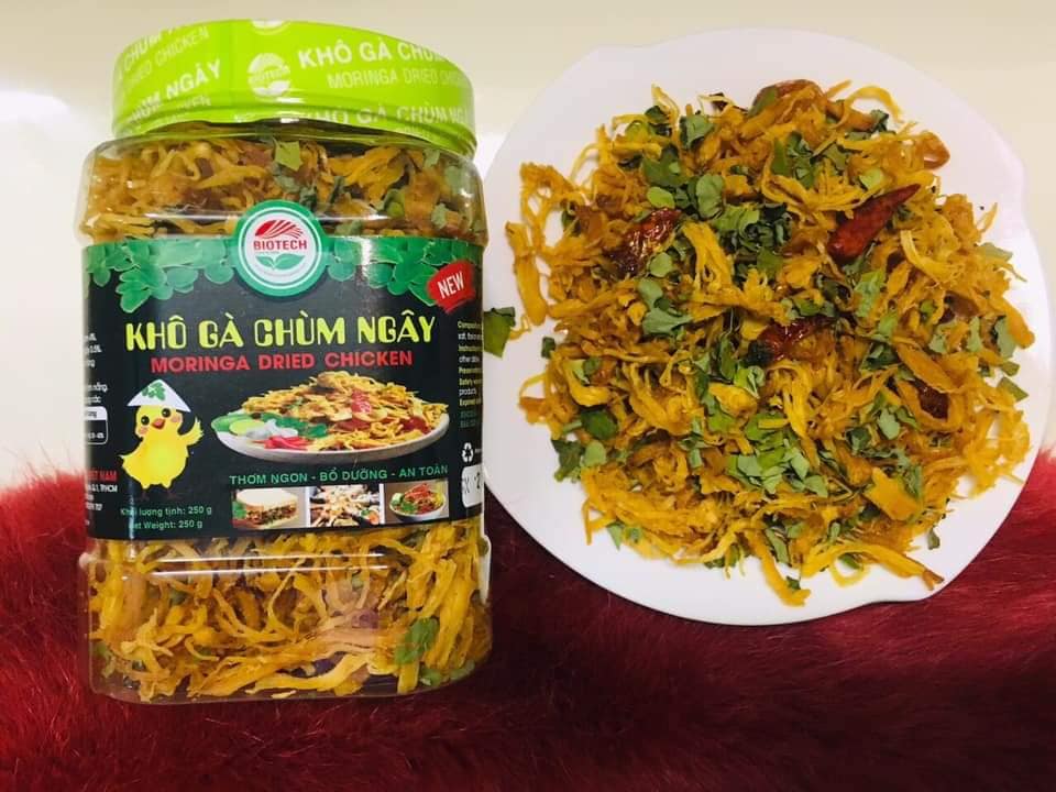 Khô Gà Chùm Ngây hủ 250g