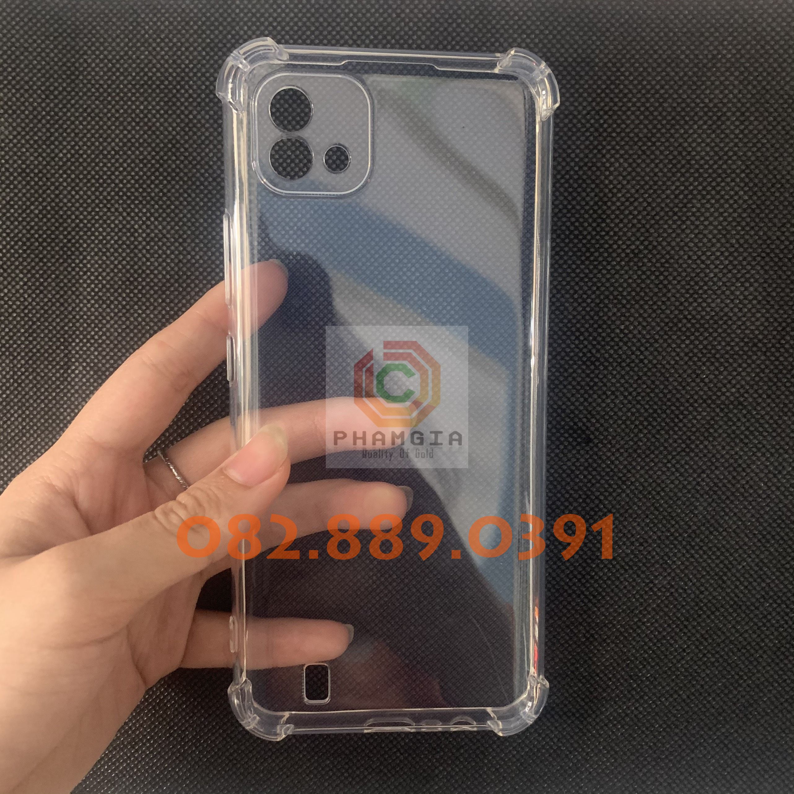 Ốp lưng Realme C20 / C11 2021 loại dẻo trong bảo vệ cam, loại chống sốc trong suốt cao cấp, bền đẹp