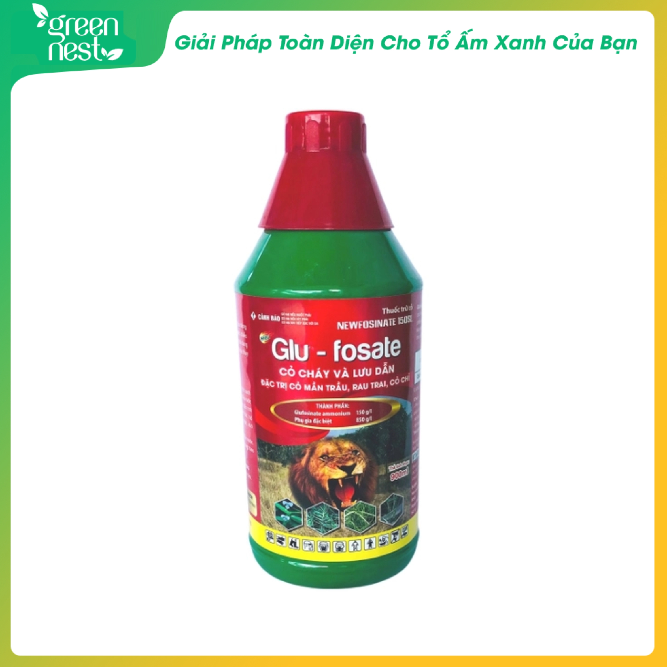 Thuốc Trừ Cỏ Glu - Fosate  Có Cháy Và Lưu Dẫn
