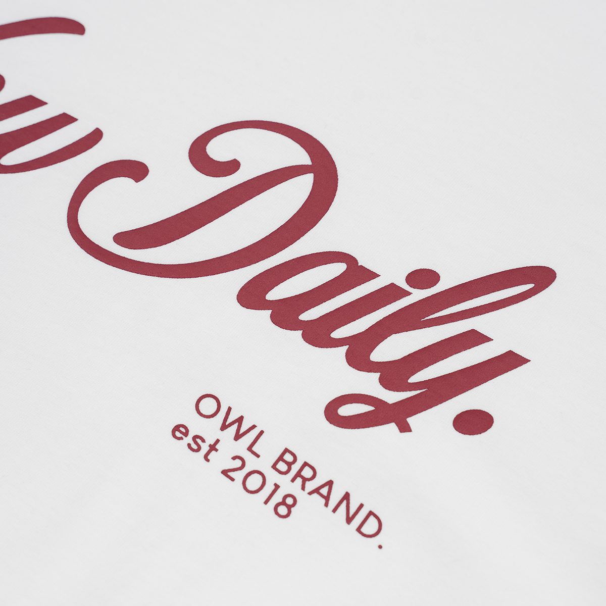 Áo thun Owlbrand Newdaily/ Trắng