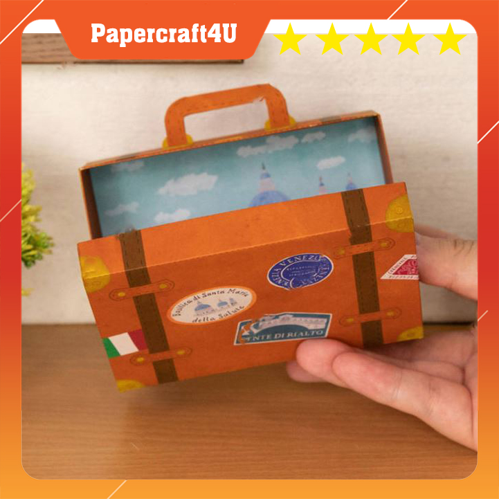 Mô hình giấy 3D Kiến trúc Vali Venice
