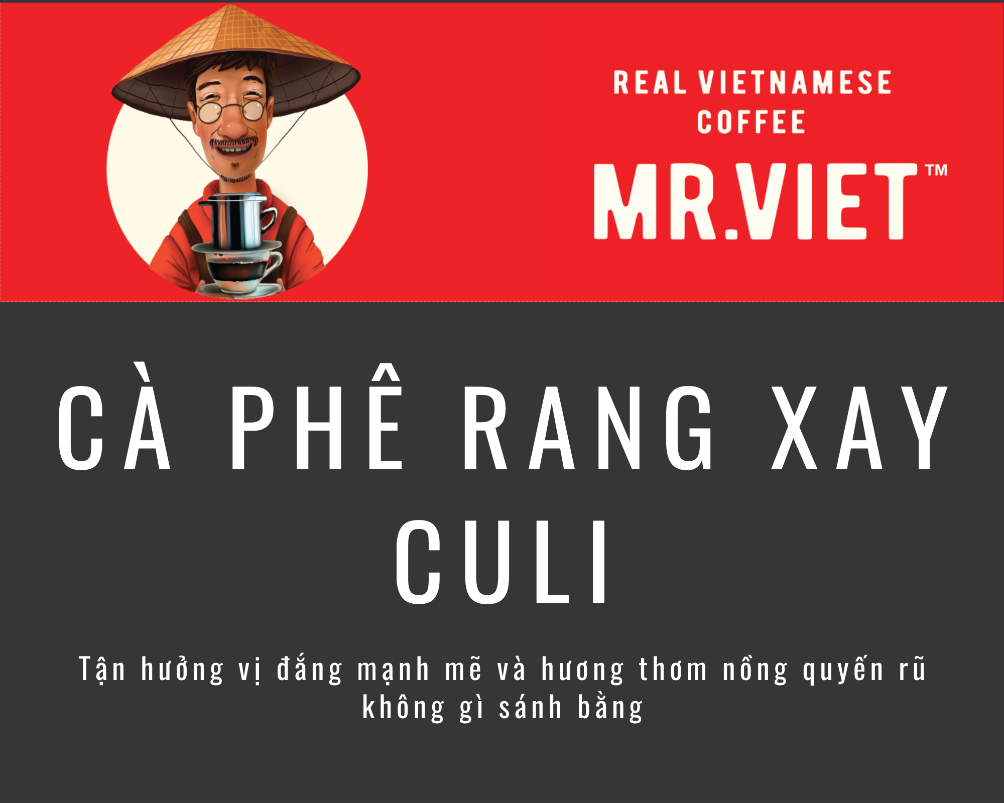 Cà Phê hạt rang  Culi Mr.Việt
