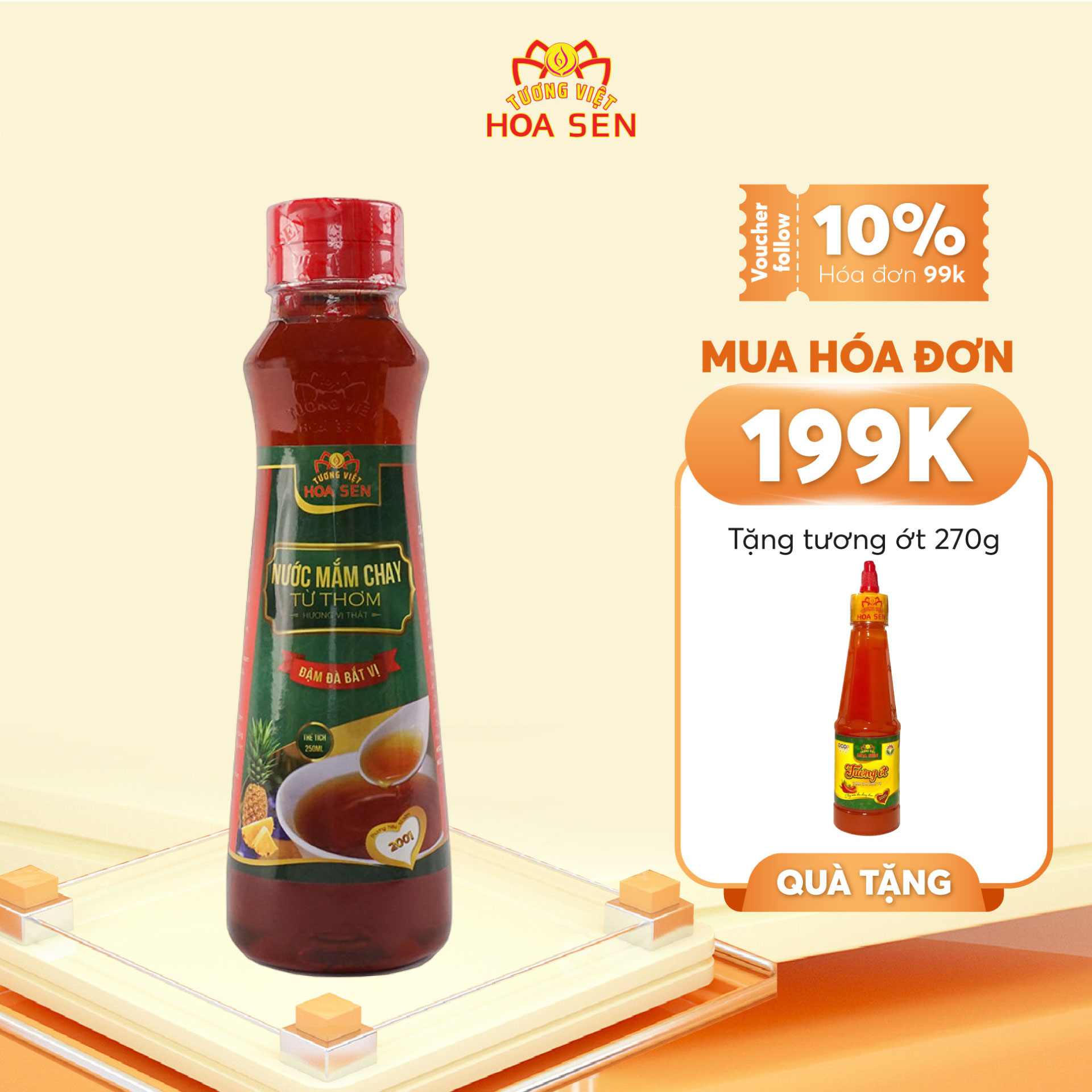 Nước Mắm Chay Từ Thơm Chai 250ml