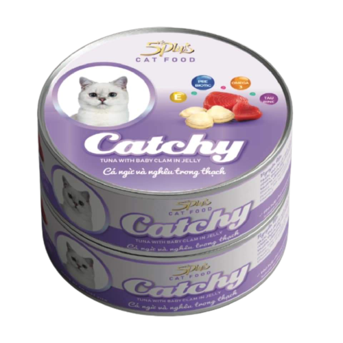 Pate cho mèo 5PLUS CATCHY, Pate Catchy cho mèo