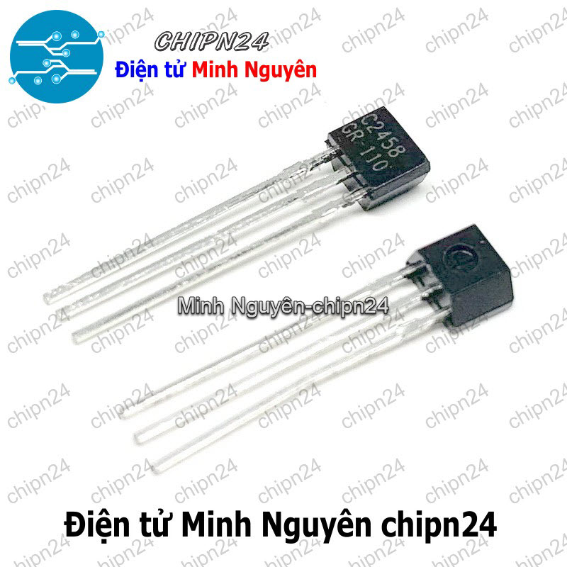 [3 con] (KT1) Transistor C2458 TO-92S NPN 150mA 50V (80MHz 200mW 2SC2458 2458) - HH006133
