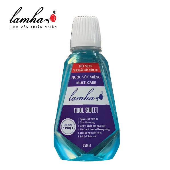 Nước súc miệng diệt khuẩn Lam Hà 250ml