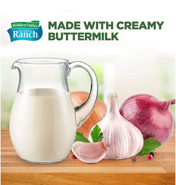 Sốt chấm, sốt trộn salad hiddenI valley ranch original size 236ml, 709ml