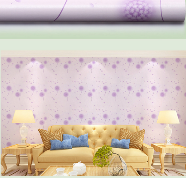 5m Decal GiấY Dán TườNg Hoa Bồ Công Anh Tím