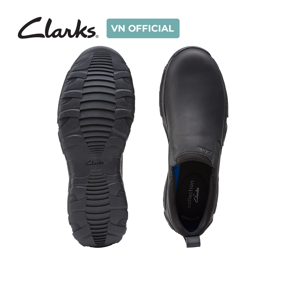 Giày Lười Da Nam Clarks - Grove Step