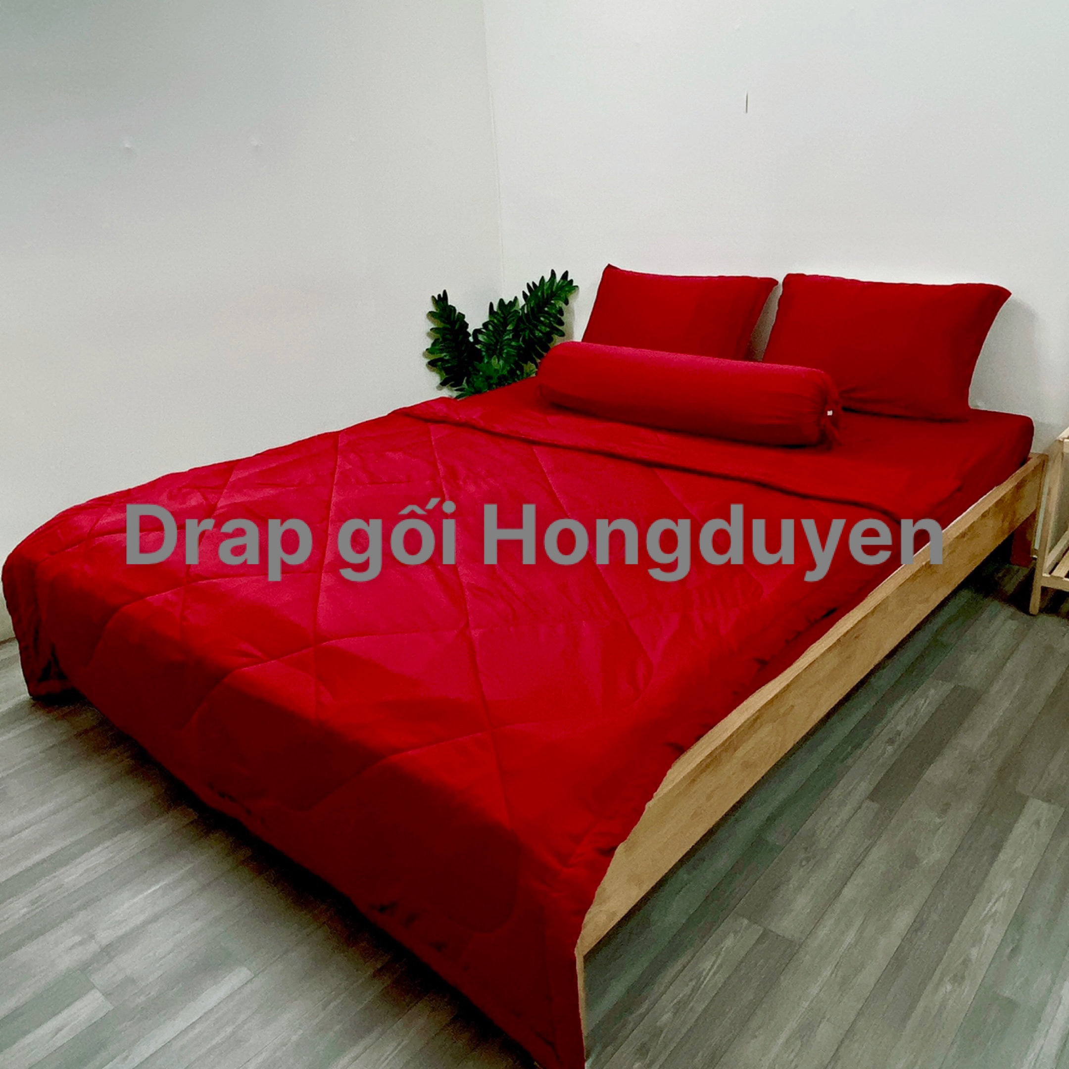 Bộ drap/ga/ra thun trơn đỏ đô 1m6/1m8 ko mền/chăn . bộ drap thun. bộ ra thun. bộ grap thun. ga giường - drap giường - ra giường - grap giường.