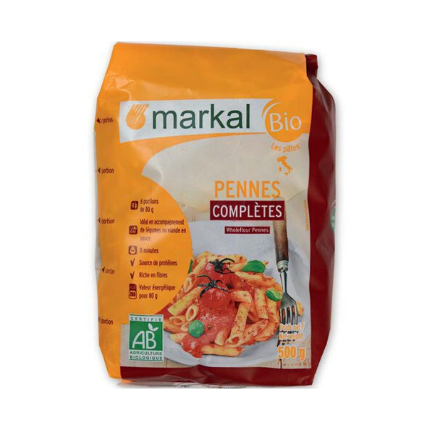 [HCM]Mì ống lứt hữu cơ penne Markal 500g