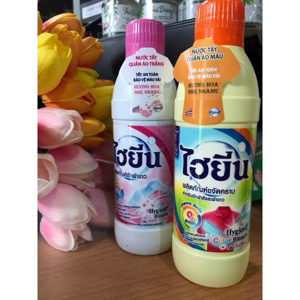 Tẩy quần áo màu Hygiene 500ml Thái lan
