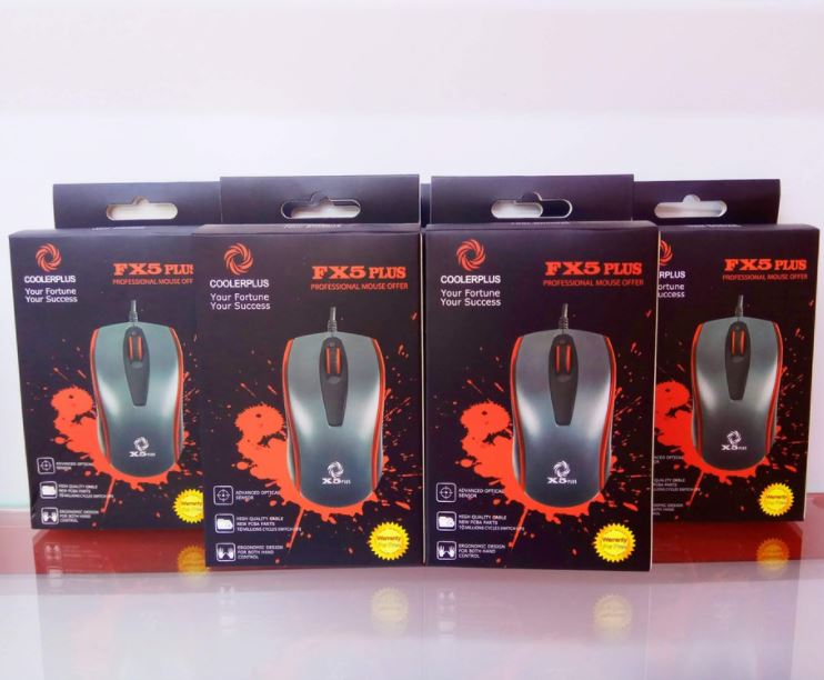 Chuột, chuot quang dây USB Coolerplus FX5 Plus, LED - Bảo hành 2 năm