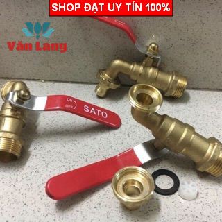 Van - Vòi khoá nước bằng đồng Phi 21 Ferroli