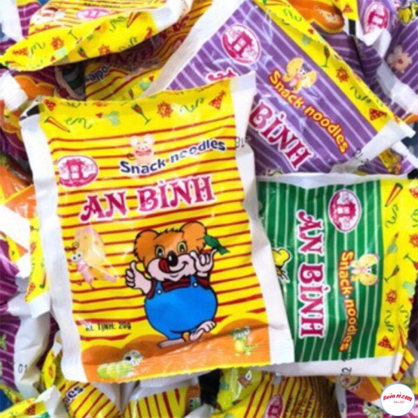 10 Gói Mì Tôm Trẻ Em An Bình Thơm Ngon Giòn Rụm