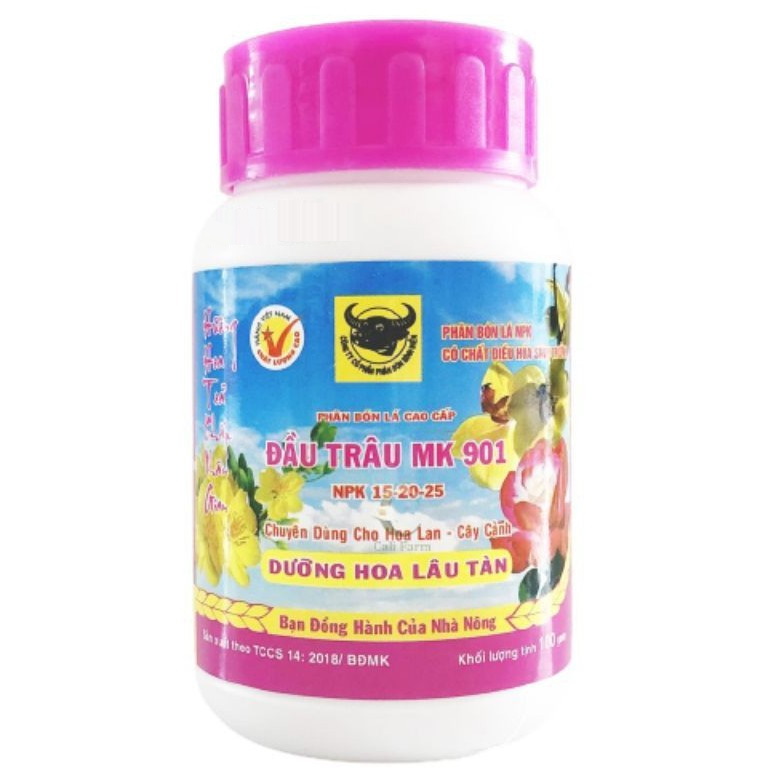 Bộ 3 lọ Phân Bón Lá Đầu Trâu 501 - 701 - 901 (100g/lọ)