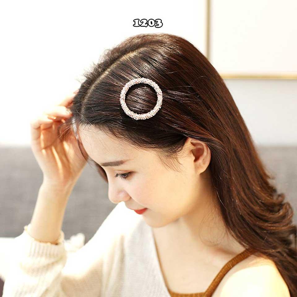 Kẹp Tóc Đính Đá Hình Học Sành Điệu Ah1203