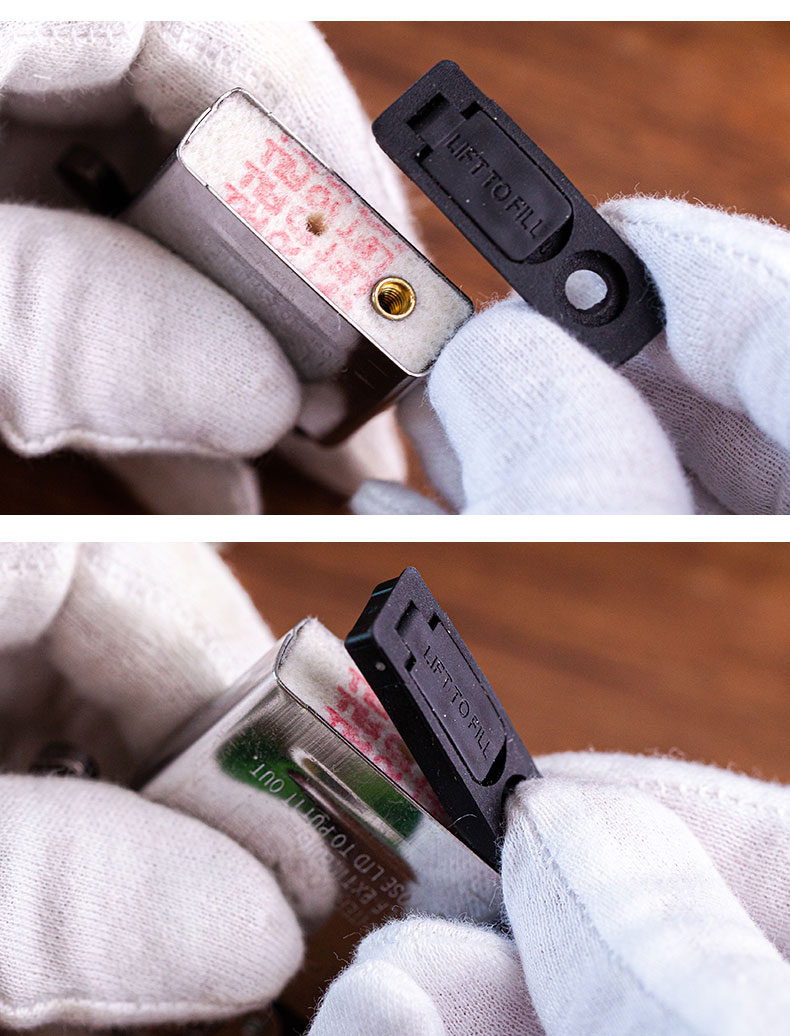 Phụ Kiện Đít Nhựa Giữ Kin Xăng Cho Bật Lửa Zippo
