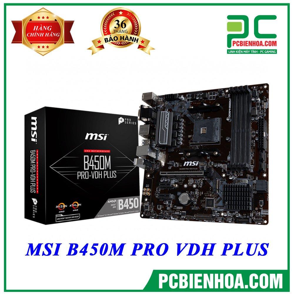 Mainboard MSI B450M PRO-VDH, Giá tháng 10/2020