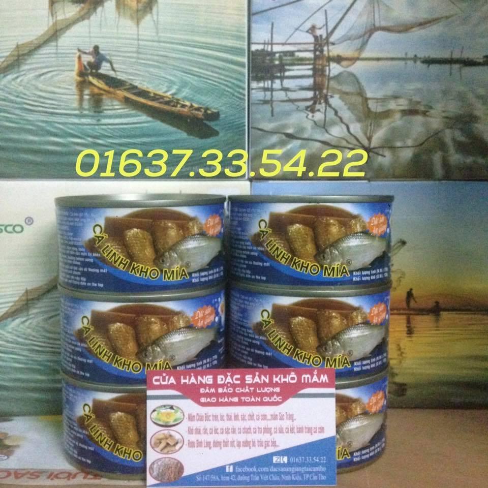 Cá linh kho mía (Lốc 6 hộp)