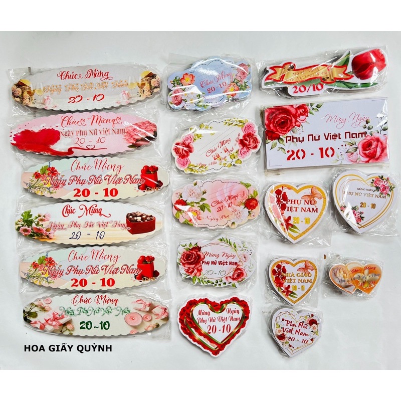 Thiệp Chữ Chúc mừng 20/10