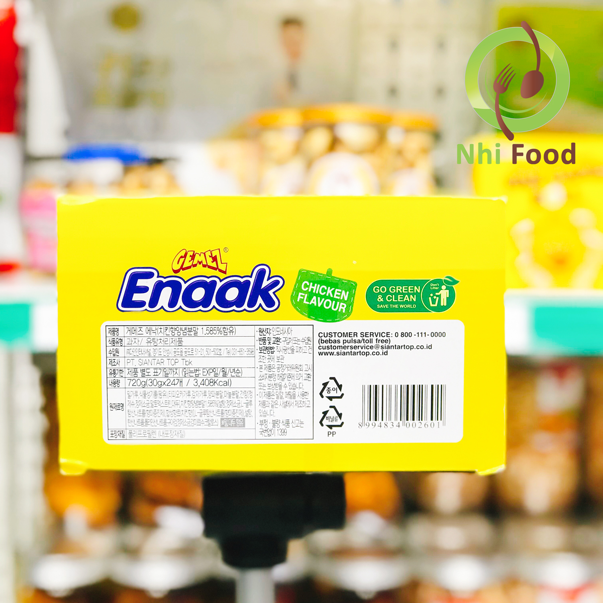 Mì Gói Ăn Liền Enaak Vị Gà