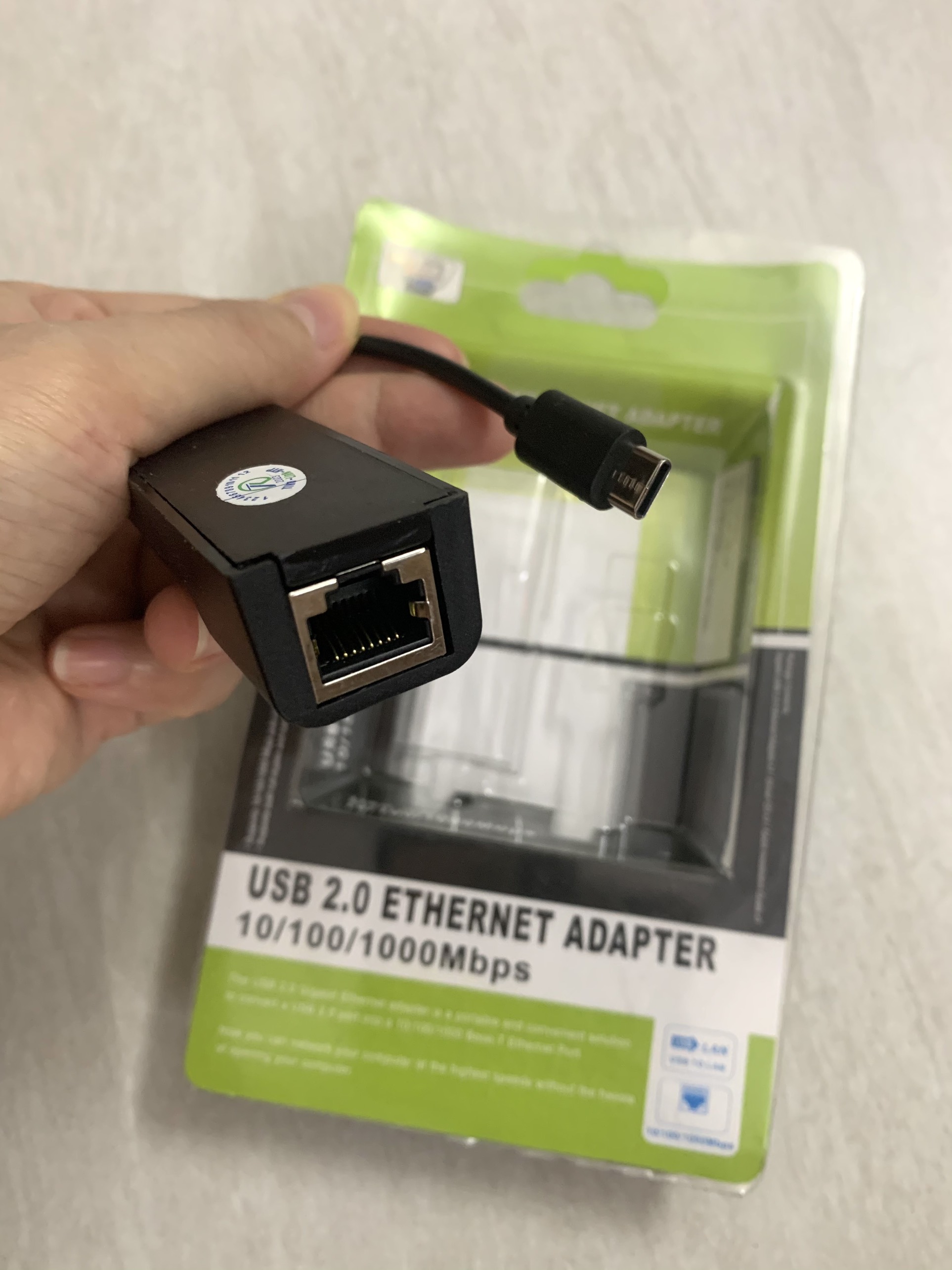 Cáp chuyển usb-c sang cổng lan 1000mbps