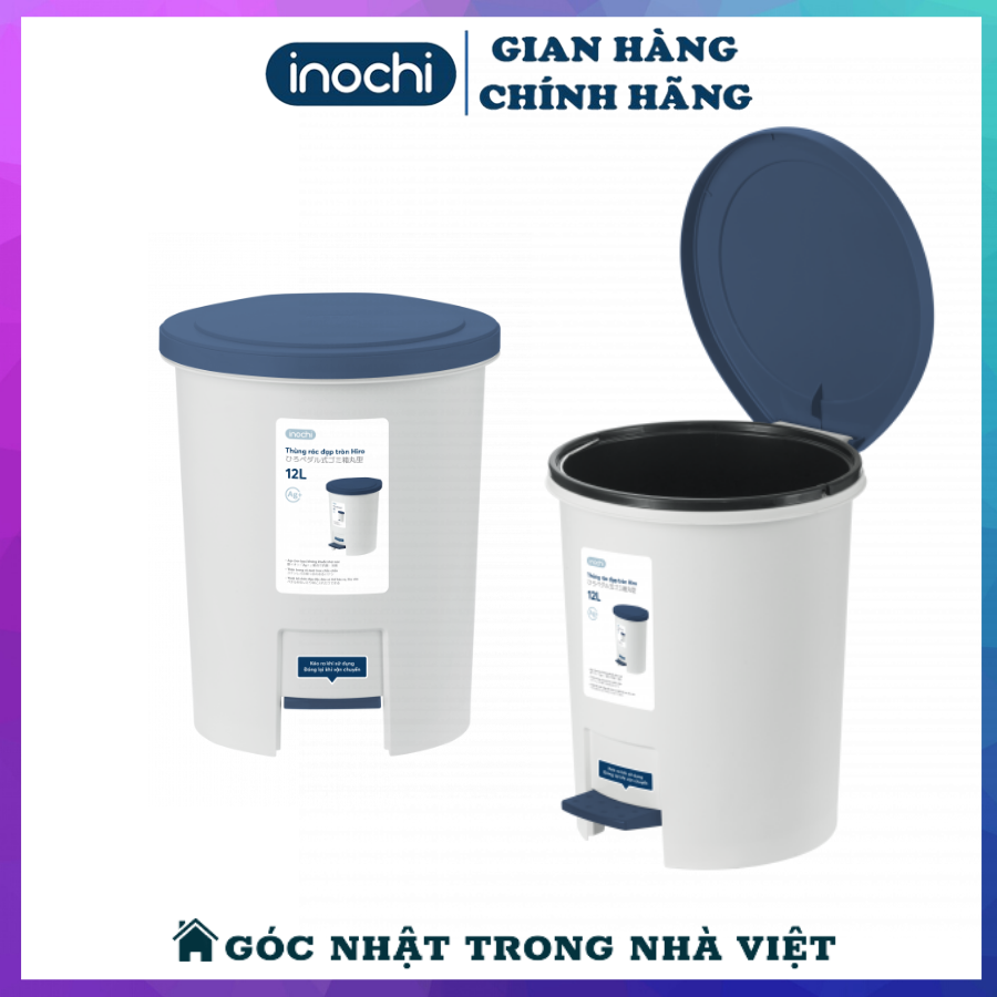 Sọt Rác Tròn Hiro 5L 10L 15L Có Móc Cài Túi Tiện Lợi Sọt Đựng Rác Gia ...