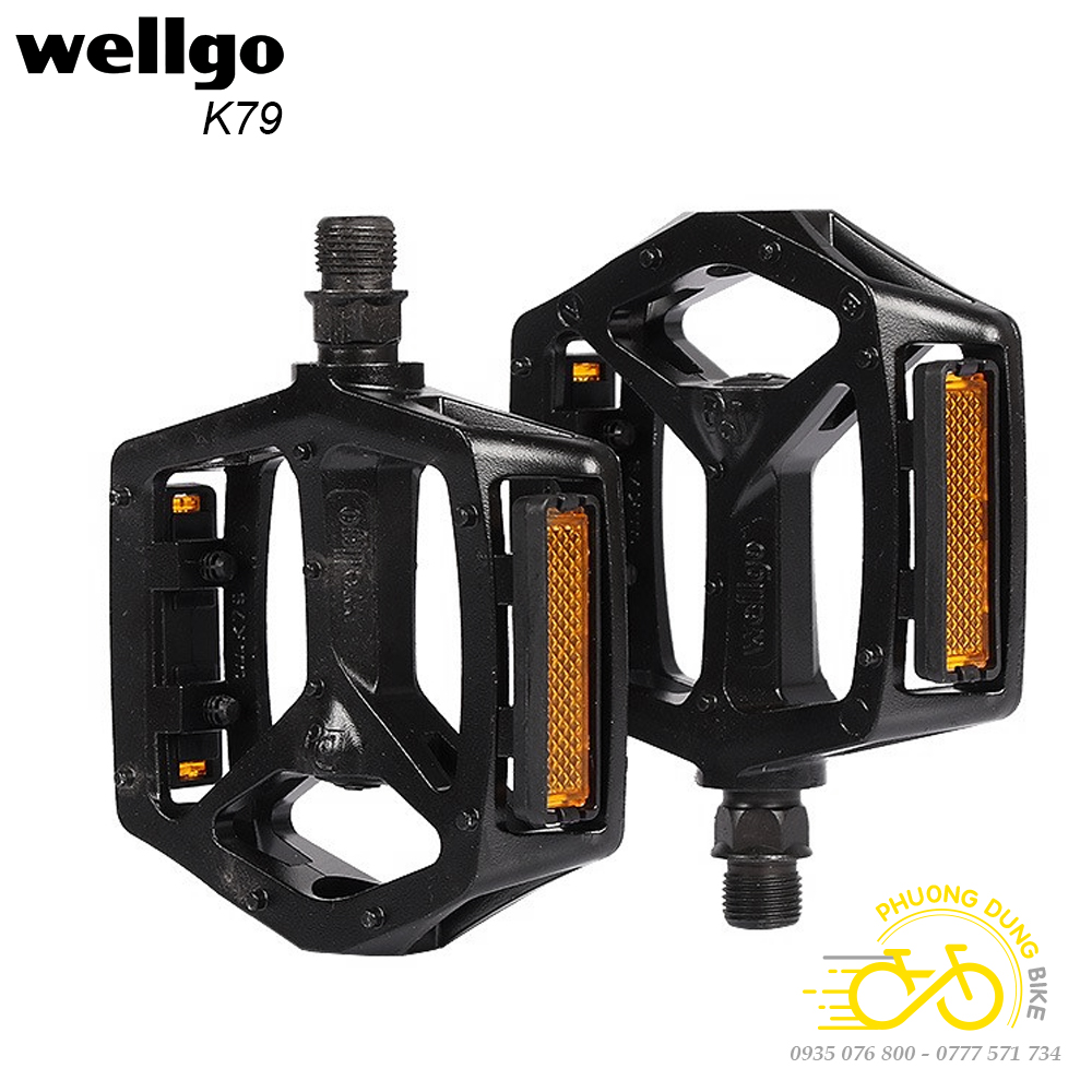 Pedan bàn đạp xe đạp WELLGO K79 VB249 (có thể gắn Strap)
