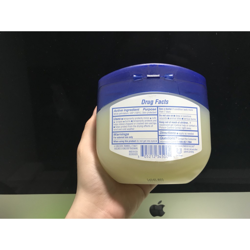 SÁP DƯỠNG ẨM VASELINE HỦ LỚN 368G
