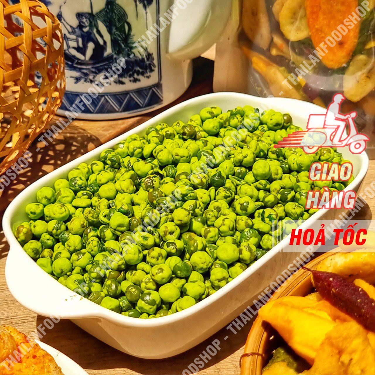 Đậu Hà Lan Wasabi - Lon 300gr