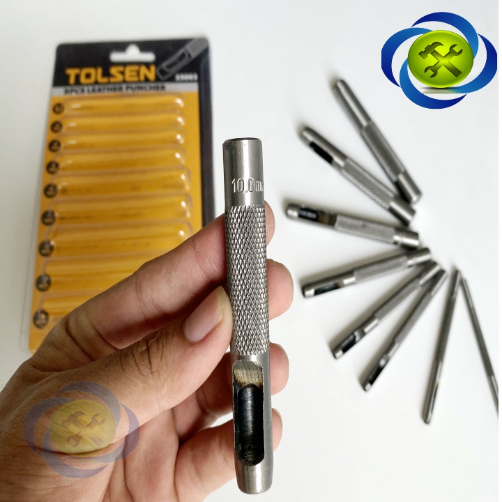 [HCM]Bộ Đục lỗ Tolsen 25093 có 9 chi tiết