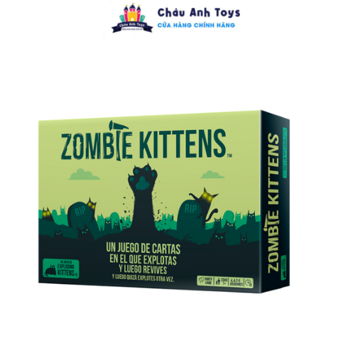 Mèo Nổ Zombie Việt Hóa - Boardgame Exploding Kittens tiếng việt (bản cơ bản)