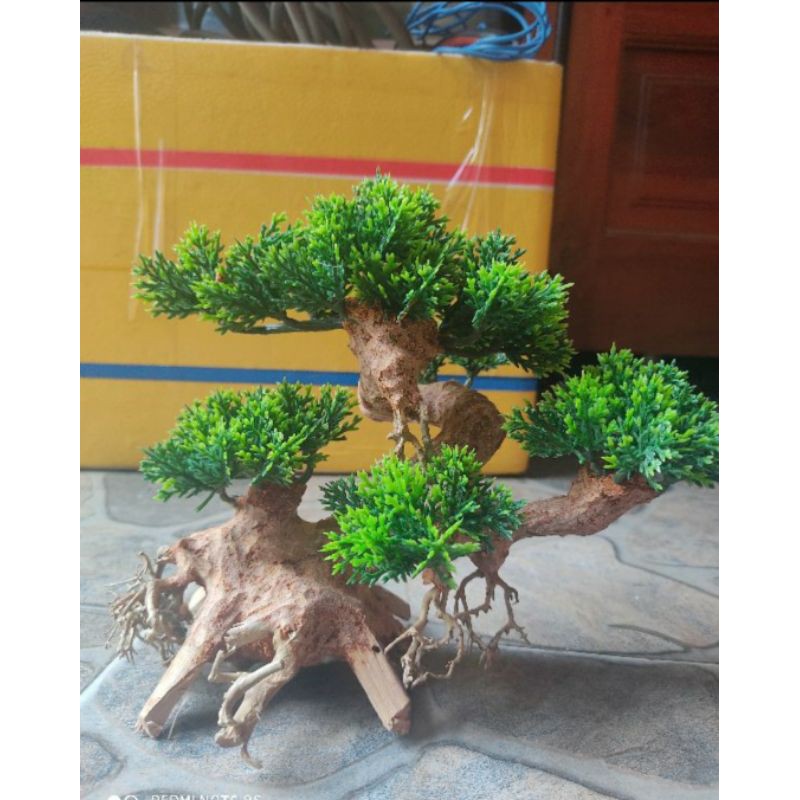 Lũa bonsai ghép cây giả, lũa bonsai thủy sinh, trang trí bể thủy sinh
