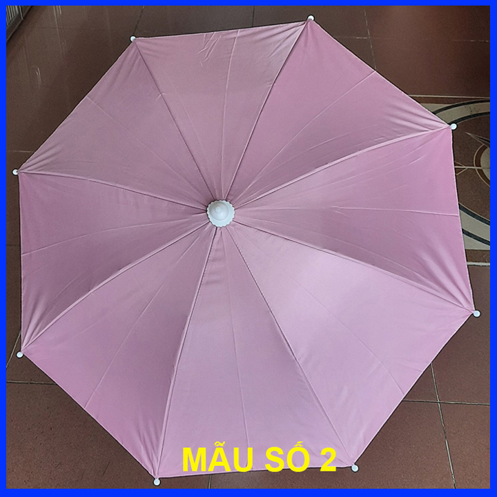 Ô Dù Đội Đầu Câu Cá, Du Lịch, Chụp Ảnh - Dù Nón Đội Đầu Cao Cấp
