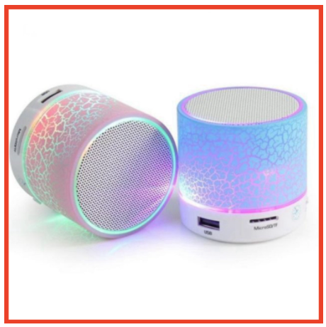 Loa Bluetooth không dây mini có đèn LED nhiều màu ( Bảo Hành 1 đổi 1 )