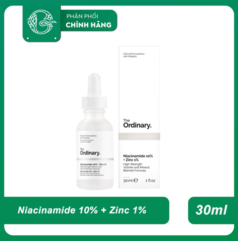 Tinh Chất The Ordinary Niacinamide 10% + Zinc 1%