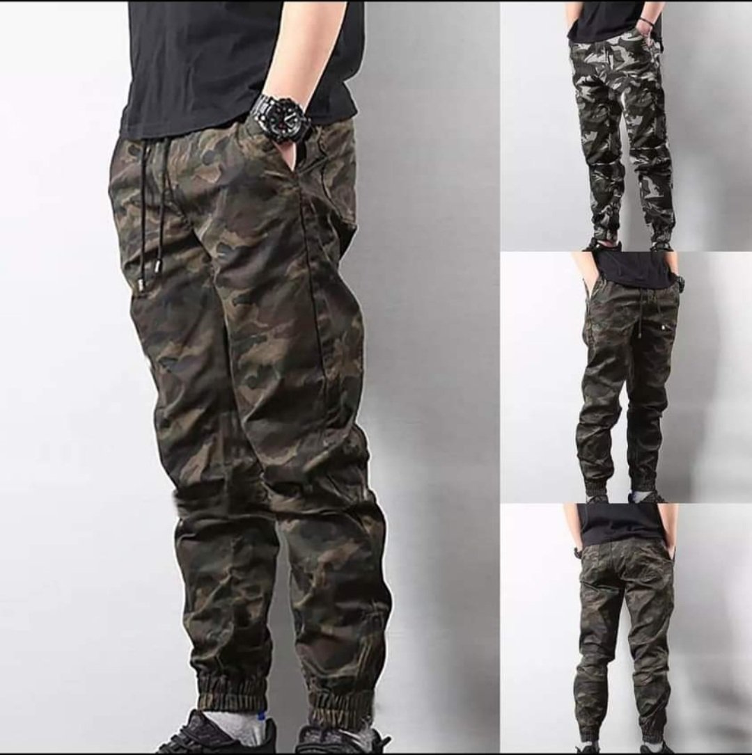 Quần jogger kaki rằn ri - lính nam Quần jogger kaki rằn ri - lính nam