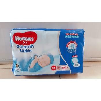 Bỉm dán sơ sinh huggies NB dưới 5 kg