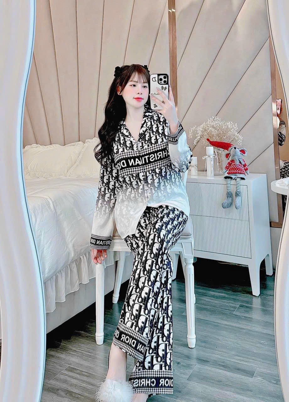 Sét bộ áo satin thái mát hàng cao cấp MS98.