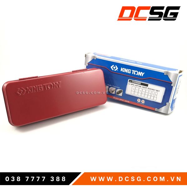 Bộ tuýp 8 chi tiết Kingtony 3/8" 3508MR | DCSG