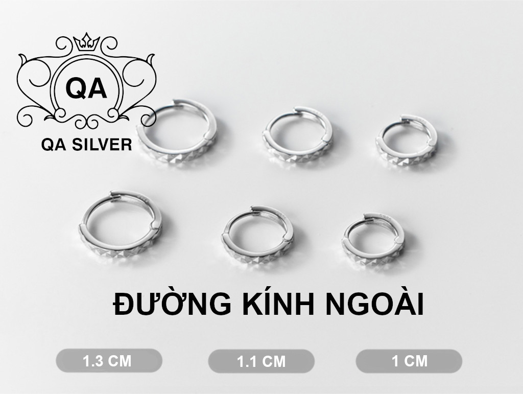 HOOP QA SILVER Earrings