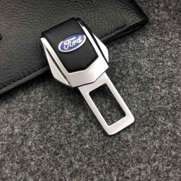1 chiếc chốt khóa dây đai an toàn, chống kêu theo logo hãng xe Ford CKAT-FO