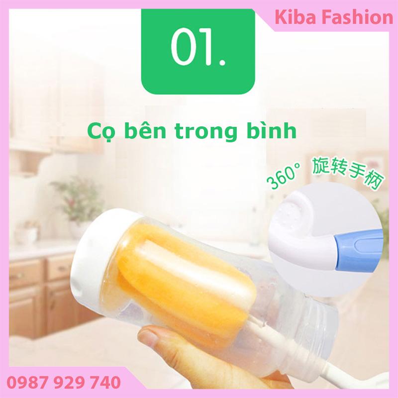 SET cọ bình sữa cho bé ( bao gồm 4 chi tiết)
