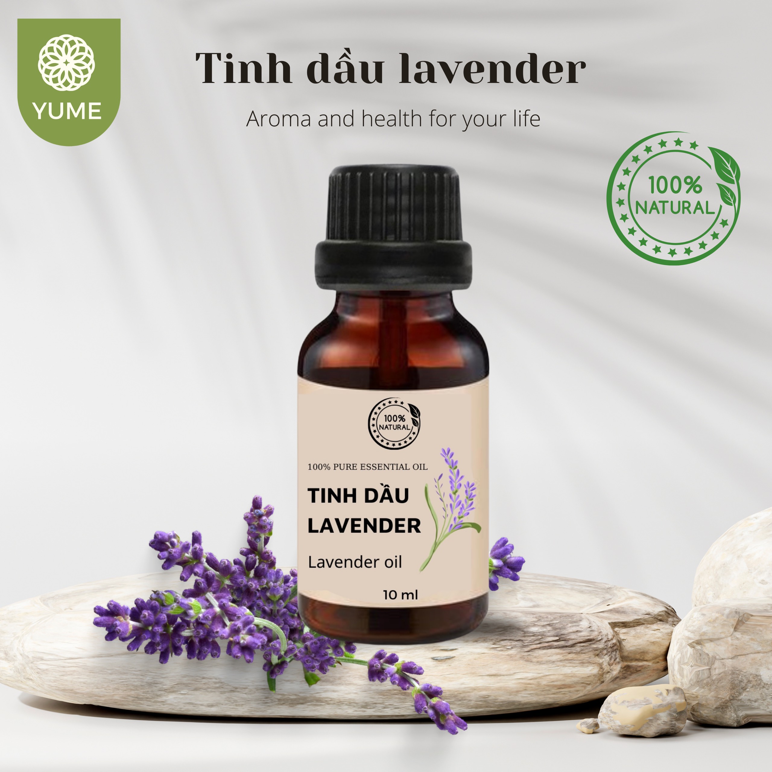 Tinh dầu thiên nhiên lavender,, chai 10ml