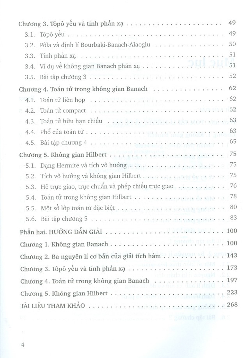 Bài Tập Giải Tích Hàm